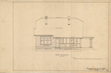 Drawing, Thompson Architectural - C.E. Bragg, Alexander