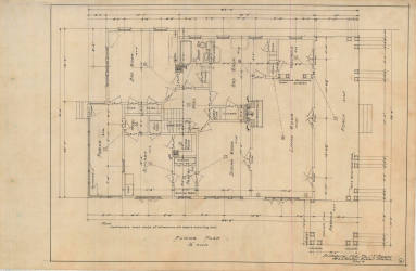 Drawing, Thompson Architectural - C.E. Bragg, Alexander