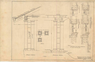 Drawing, Thompson Architectural - C.E. Bragg, Alexander