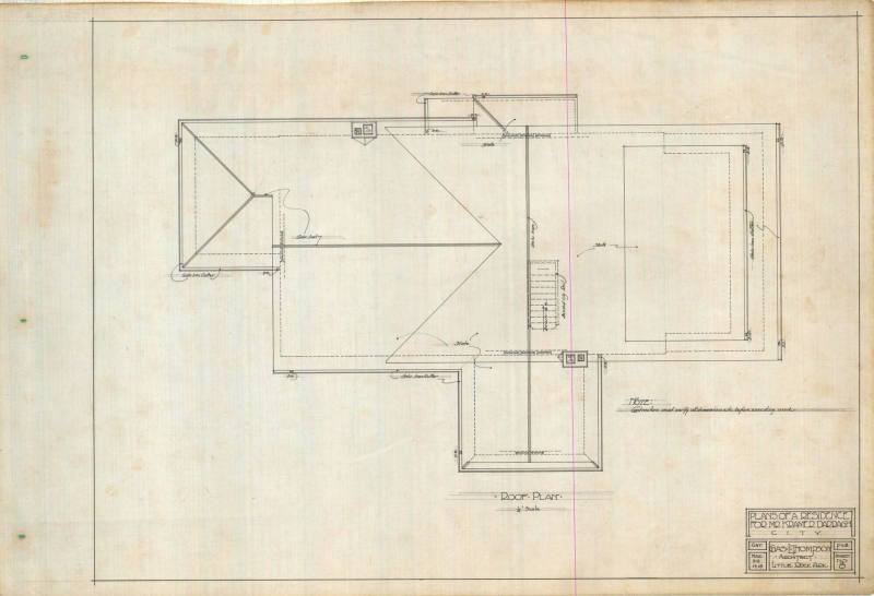 Drawing, Thompson Architectural - Kramer Darragh, Little Rock