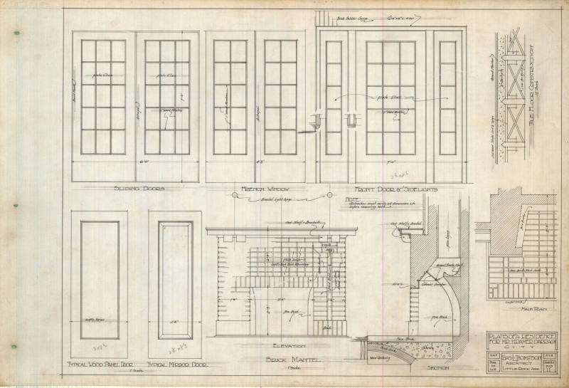 Drawing, Thompson Architectural - Kramer Darragh, Little Rock