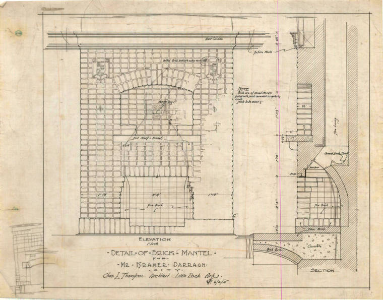 Drawing, Thompson Architectural - Kramer Darragh, Little Rock