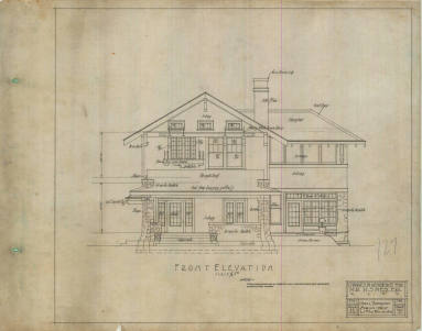 Drawing, Thompson Architectural- H.S. Mesler, Little Rock