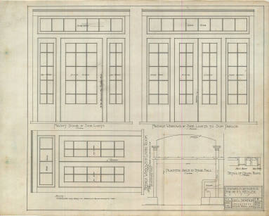 Drawing, Thompson Architectural- H.S. Mesler, Little Rock