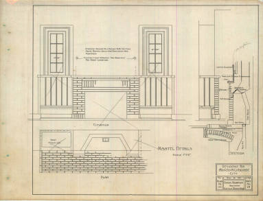 Drawing, Thompson Architectural - George Lipscombe, Little Rock