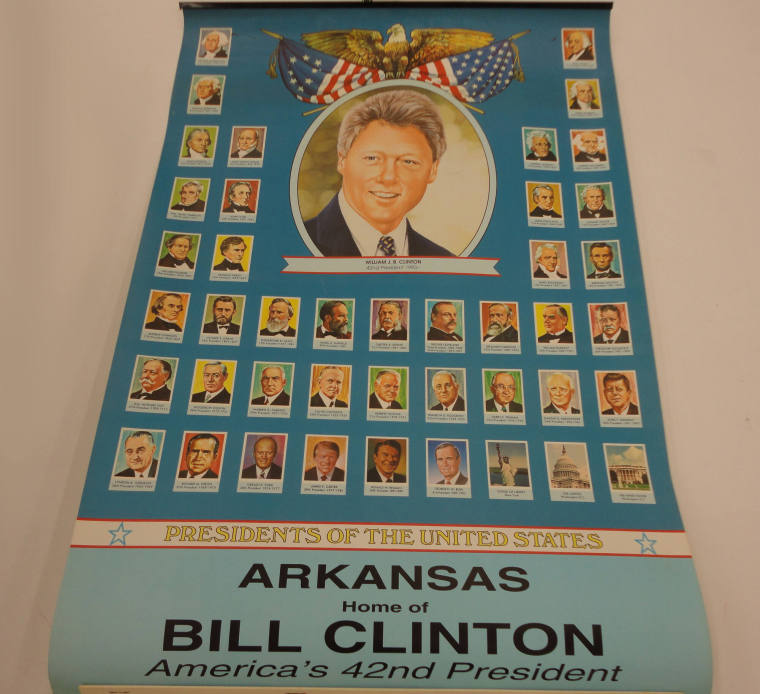 Calendar, Wall - Bill Clinton and Previous Presidents