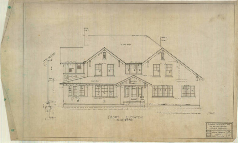 Drawing, Thompson Architectural- Nathan Gregory, Augusta