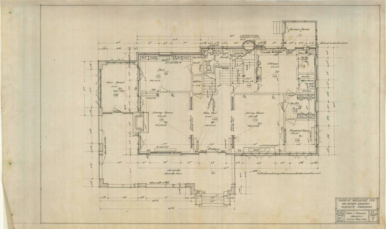 Drawing, Thompson Architectural- Nathan Gregory, Augusta