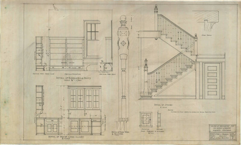 Drawing, Thompson Architectural- Nathan Gregory, Augusta