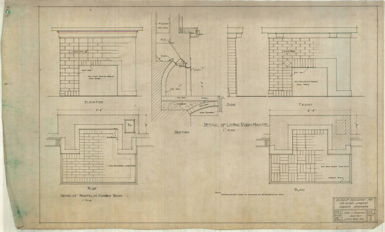 Drawing, Thompson Architectural- Nathan Gregory, Augusta