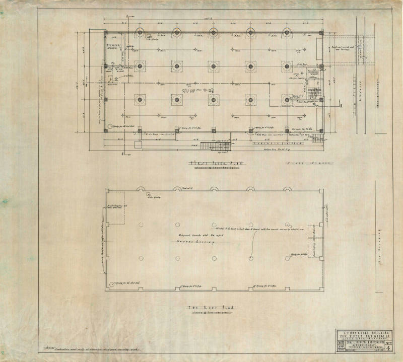 Drawing, Thompson Architectural- Doyle Dry Goods, Little Rock