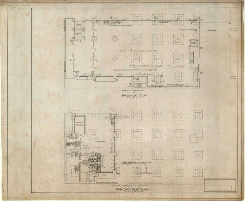 Drawing, Thompson Architectural- Doyle-Kidd Dry Goods, Little Rock