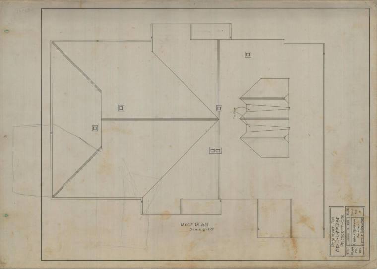 Drawing, Thompson Architectural - D.L. McRae, Prescott