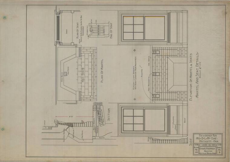 Drawing, Thompson Architectural - D.L. McRae, Prescott