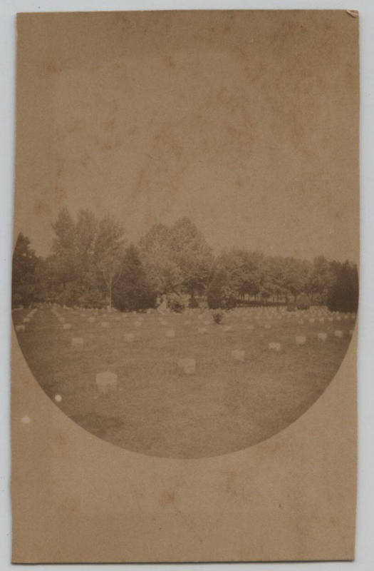 Photograph, Carte de Visite - National Cemetery, Corinth