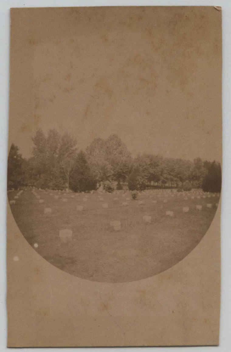 Photograph, Carte de Visite - National Cemetery, Corinth