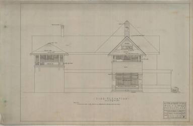 Drawing, Thompson Architectural - T.C. McRae, Prescott