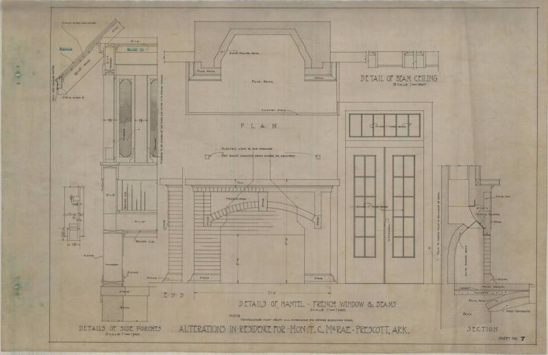 Drawing, Thompson Architectural - T.C. McRae, Prescott