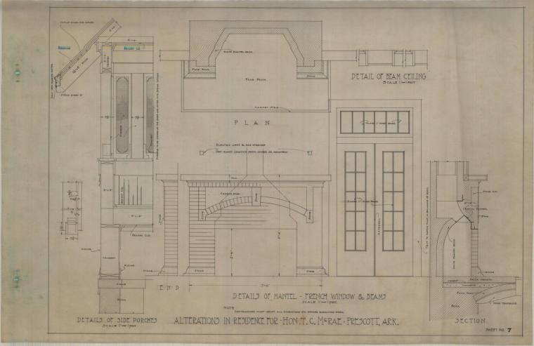 Drawing, Thompson Architectural - T.C. McRae, Prescott