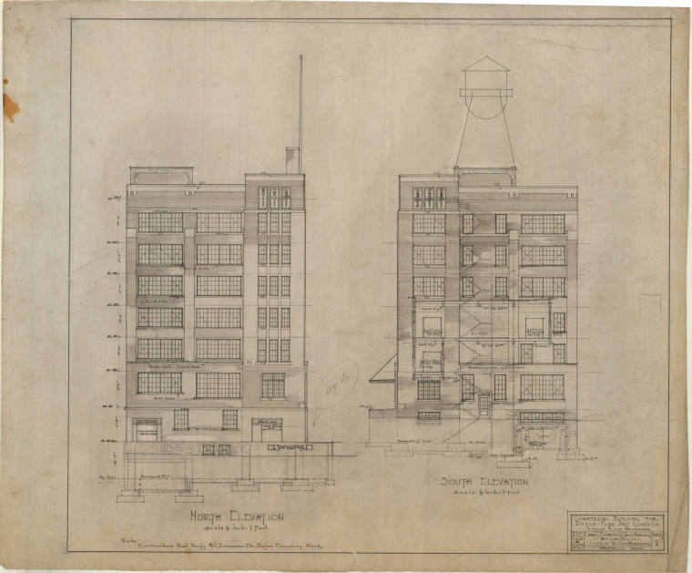 Drawing, Thompson Architectural- Doyle Kidd Dry Goods