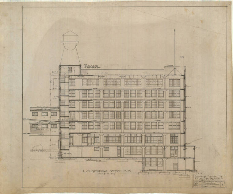 Drawing, Thompson Architectural- Doyle Kidd Dry Goods