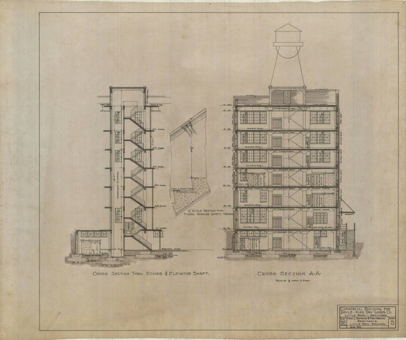 Drawing, Thompson Architectural- Doyle Kidd Dry Goods