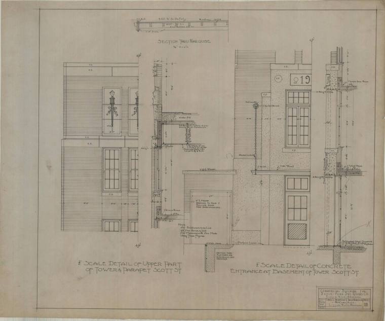 Drawing, Thompson Architectural- Doyle Kidd Dry Goods