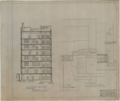 Drawing, Thompson Architectural- Doyle Kidd Dry Goods