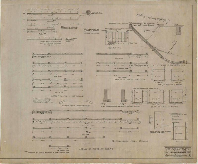 Drawing, Thompson Architectural- Doyle Kidd Dry Goods