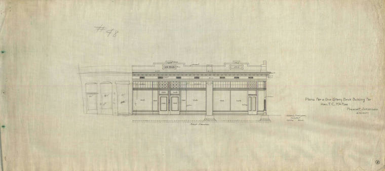 Drawing, Thompson Architectural - T.C. McRae, Prescott