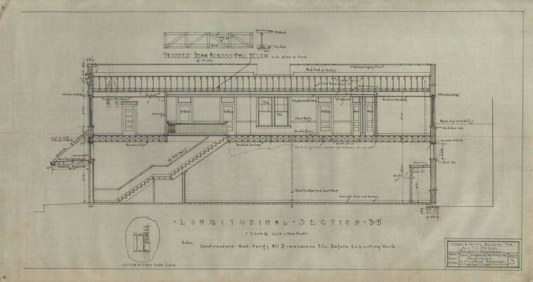 Drawing, Thompson Architectural - T.C. McRae, Prescott