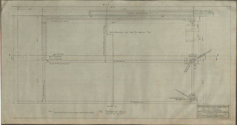 Drawing, Thompson Architectural - T.C. McRae, Prescott