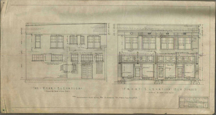 Drawing, Thompson Architectural - T.C. McRae, Prescott