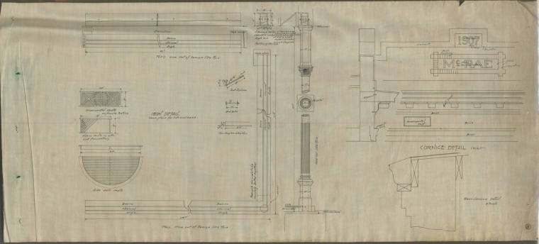 Drawing, Thompson Architectural - T.C. McRae, Prescott