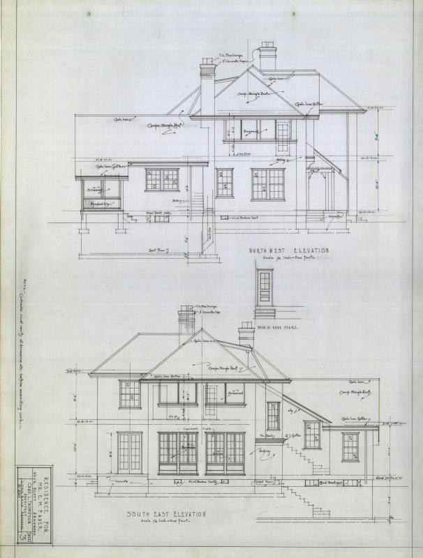 Charles Thompson Architectural Drawing