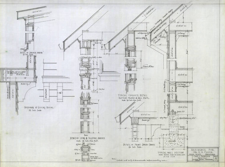 Charles Thompson Architectural Drawing