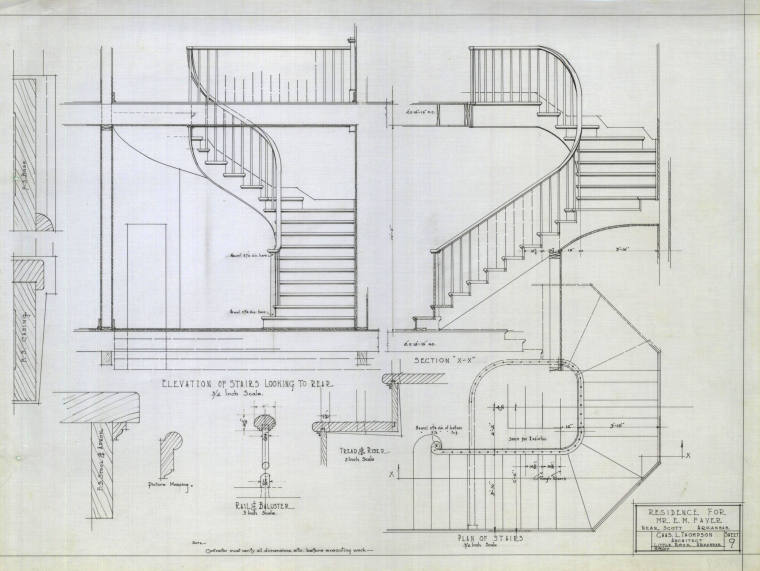 Charles Thompson Architectural Drawing