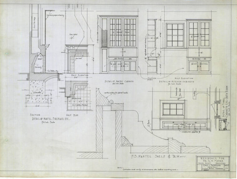 Charles Thompson Architectural Drawing