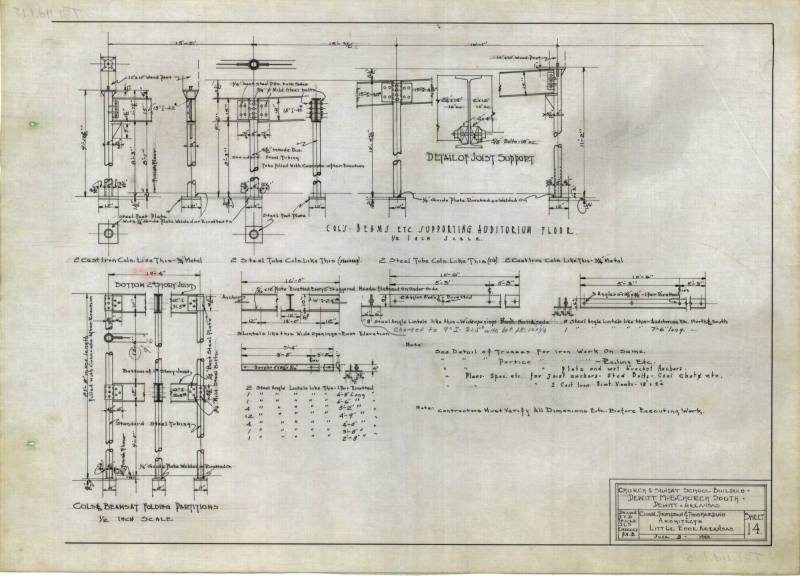 Charles Thompson Architectural Drawing