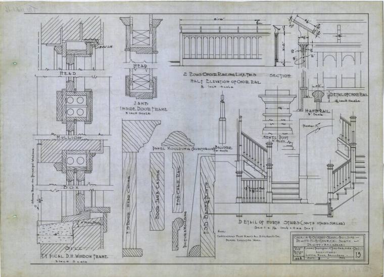 Charles Thompson Architectural Drawing