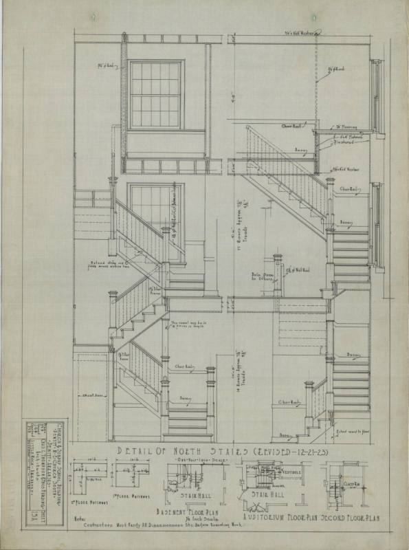 Charles Thompson Architectural Drawing