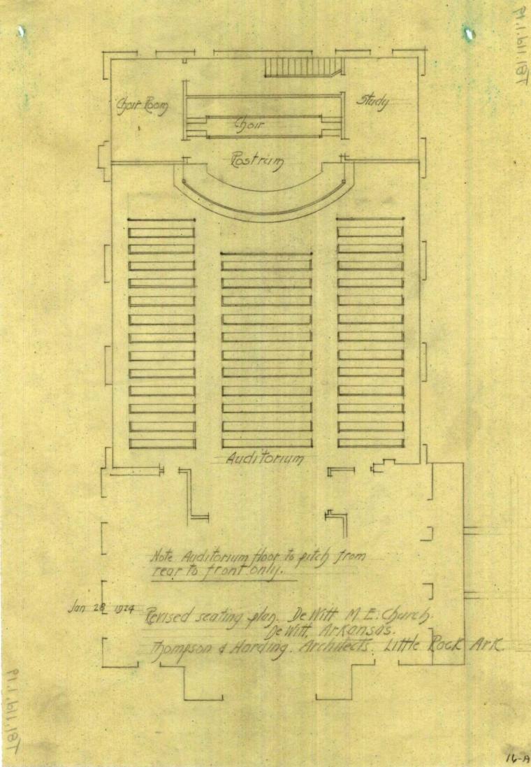 Charles Thompson Architectural Drawing