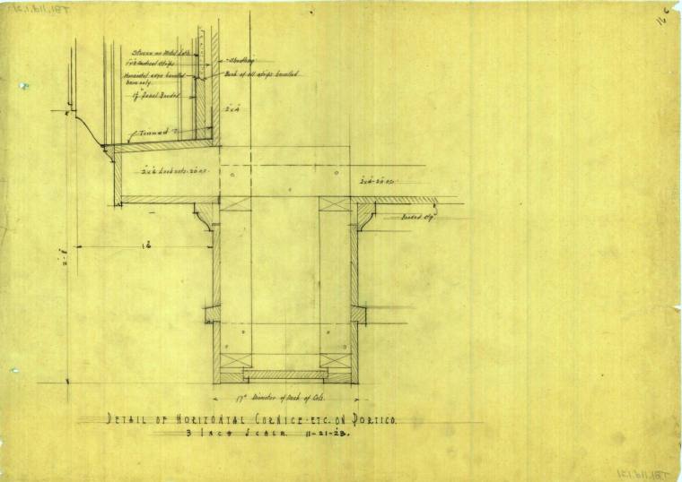 Charles Thompson Architectural Drawing