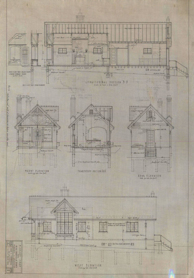 Drawing, Thompson Architectural - Norvelle Bemis, Prescott