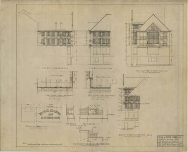 Drawing, Thompson Architectural - Winfield Memorial Church, Little Rock