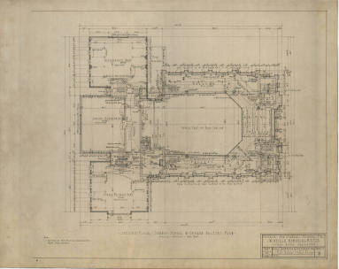 Drawing, Thompson Architectural - Winfield Memorial Church, Little Rock