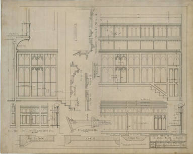 Drawing, Thompson Architectural - Winfield Memorial Church, Little Rock