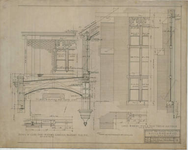 Drawing, Thompson Architectural - Winfield Memorial Church, Little Rock