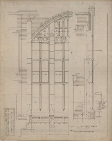 Drawing, Thompson Architectural - Winfield Memorial Church, Little Rock