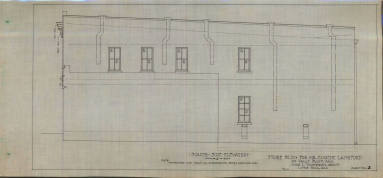 Drawing, Thompson Architectural - Eugene Lankford, DeVall's Bluff